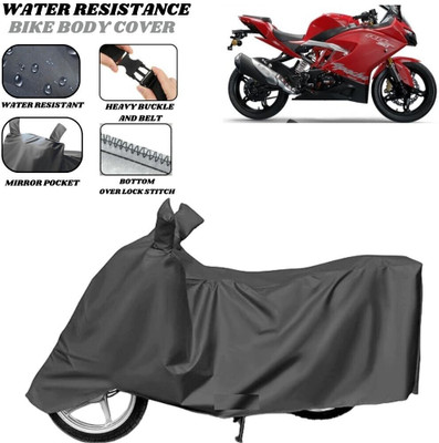 SRP PRODUCT Waterproof Two Wheeler Cover for TVS(Apache RR 310, Grey)