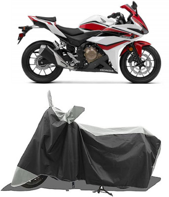 GROFATIK Two Wheeler Cover for Honda(CBR500R BS6, Grey)