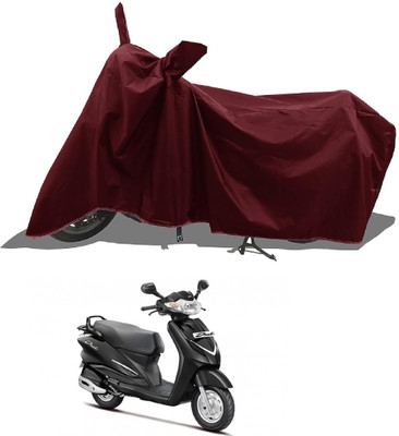 AESTRYD Two Wheeler Cover for Hero(Duet VX 110CC BS6, Maroon)