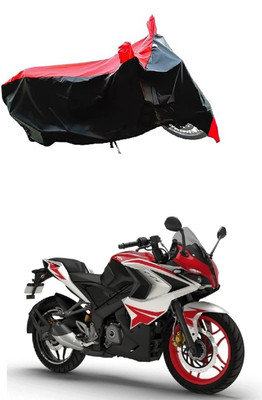 VESMEI Two Wheeler Cover for Bajaj(Pulsar 220 BS6, Red)