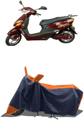 SUGASHRI Waterproof Two Wheeler Cover for Hero(Electric Zippy, Orange, Blue)