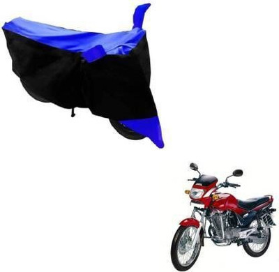 MWBB Waterproof Two Wheeler Cover for Hero(Ambition, Black, Blue)