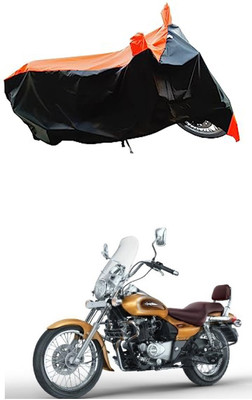 VESMEI Two Wheeler Cover for Bajaj(Avenger 400, Orange)
