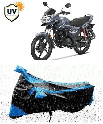DeepShakshi AUTOMOTIVE Two Wheeler Cover for Honda(CB Shine, Blue, Black)