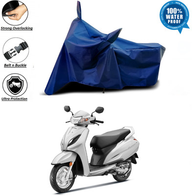 WMIZEXA Waterproof Two Wheeler Cover for Honda(Activa 4G, Blue)