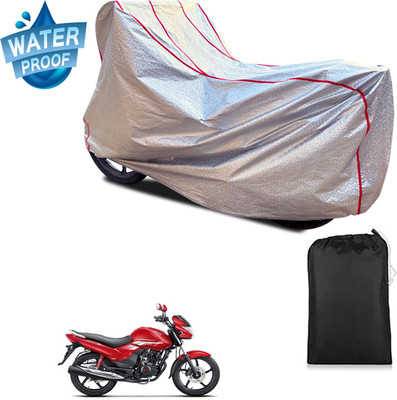 PAGORA Waterproof Two Wheeler Cover for Hero(Achiever, Silver)