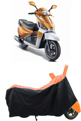 Coxtor Waterproof Two Wheeler Cover for Mahindra(Gusto 125 BS6, Orange)