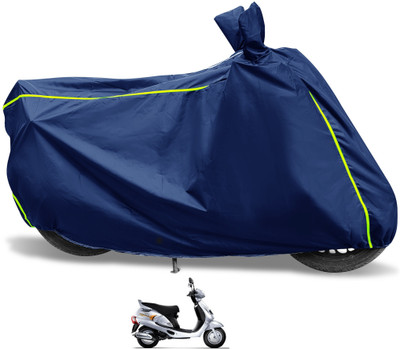 Euro Care Waterproof Two Wheeler Cover for Mahindra(Duro, Blue)