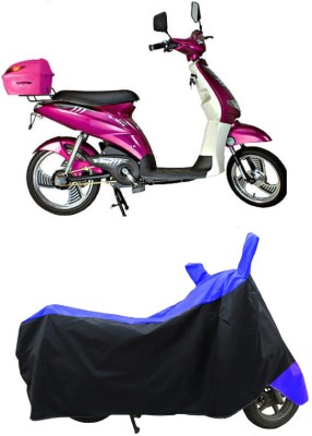 Coxtor Waterproof Two Wheeler Cover for Ampere(E Lite, Blue)