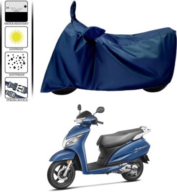 WMIZEXA Waterproof Two Wheeler Cover for Honda(Activa 125, Blue)