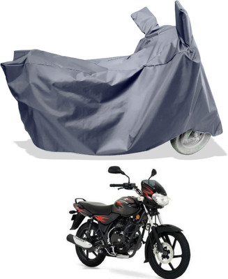 Amexride Two Wheeler Cover for Bajaj(Discover 125 DTS-i, Grey)