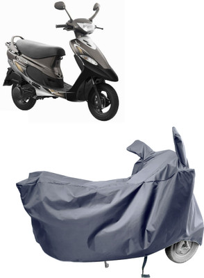 Amexride Two Wheeler Cover for TVS(Scooty, Grey)