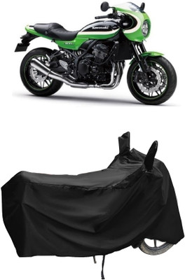 Autoprime Two Wheeler Cover for Kawasaki(Z900 RS Cafe Racer, Black)