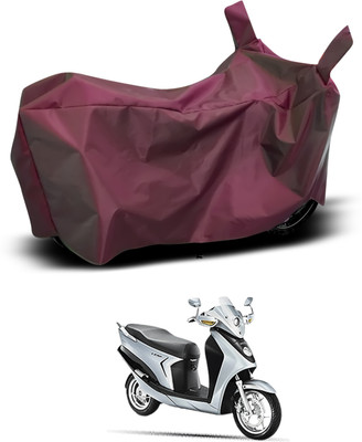 CODOKI Waterproof Two Wheeler Cover for Hero(Leap Hybrid SES, Maroon)