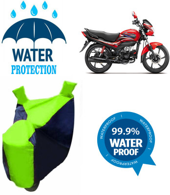 RTS COLLECTIONS Waterproof Two Wheeler Cover for Hero(Passion Pro TR, Multicolor)