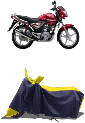 SUGASHRI Waterproof Two Wheeler Cover for Yamaha(Libero G5, Yellow, Blue)