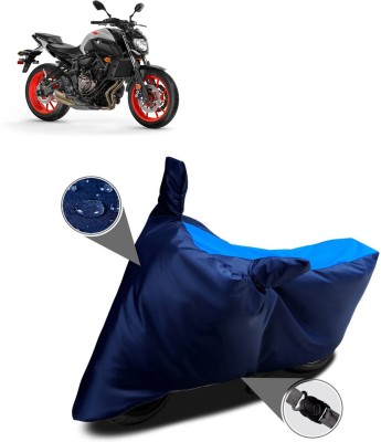 DeepShakshi AUTOMOTIVE Two Wheeler Cover for Yamaha(MT 07, Blue, Blue)