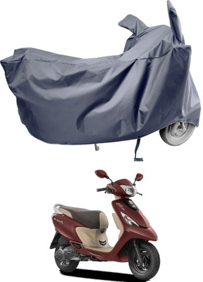 Amexride Two Wheeler Cover for TVS(Scooty Zest BS6, Grey)
