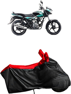 Autofly Waterproof Two Wheeler Cover for Bajaj(Discover 100 DTS-i, Red, Black)