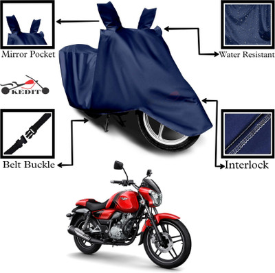 KEDIT Two Wheeler Cover for Universal For Bike(V12, Blue)