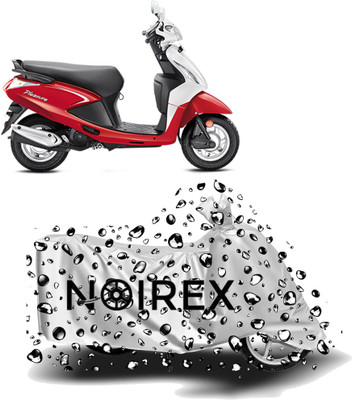 NOIREX Two Wheeler Cover for Hero(Pleasure, Silver)