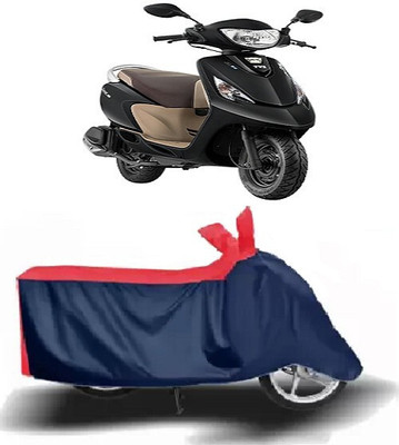 DeepShakshi AUTOMOTIVE Waterproof Two Wheeler Cover for TVS(Zest, Blue)