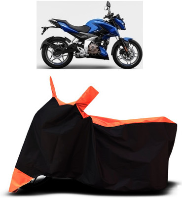 VESMEI Two Wheeler Cover for Bajaj(Pulsar 180 BS6, Orange)