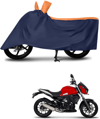 aosis Two Wheeler Cover for Mahindra(MOJO XT 300, Blue, Orange)