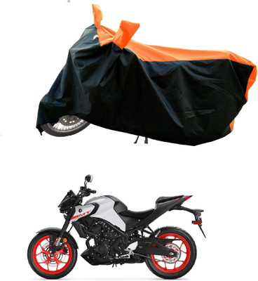 DeepShakshi AUTOMOTIVE Waterproof Two Wheeler Cover for Yamaha(MT-03 BS6, Orange)