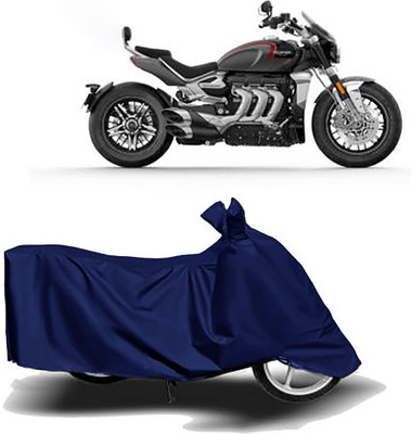 starmick Waterproof Two Wheeler Cover for Triumph(Rocket III, Blue)