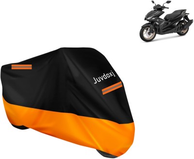 Juvdoxj Waterproof Two Wheeler Cover for Yamaha(Aerox 155 Maxi BS6, Orange)