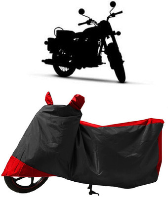 GROFATIK Two Wheeler Cover for Royal Enfield(Bobber 350, Red)