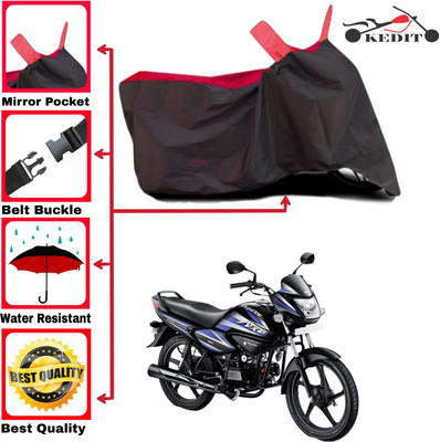 AASHTIK MART Two Wheeler Cover for Hero(Splendor NXG, Red, Black)