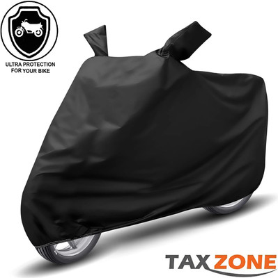 TAXZONE Waterproof Two Wheeler Cover for Triumph(Street Triple RS BS6, Black)