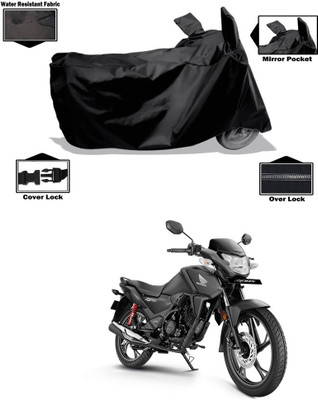 PAGORA Waterproof Two Wheeler Cover for Honda(SP 125, Black)
