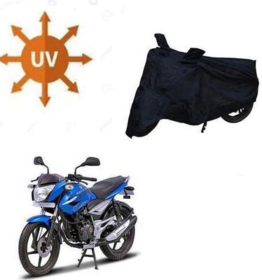 MMSSTAR Waterproof Two Wheeler Cover for Bajaj(XCD 125cc, Black)