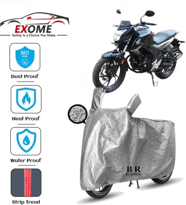 EXOME Two Wheeler Cover for Honda(CB Hornet 160R, Silver)