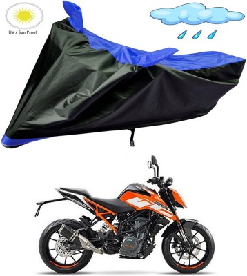 AUTOGARH Two Wheeler Cover for KTM(250 Duke, Black, Blue)