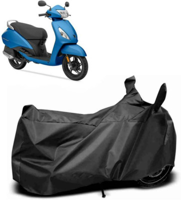 smwzxyu Waterproof Two Wheeler Cover for TVS(Jupiter classic, Black)