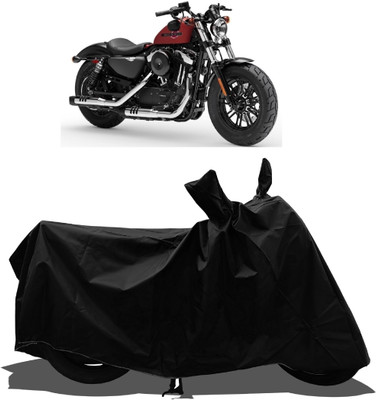 Tricway Waterproof Two Wheeler Cover for Harley Davidson(Forty Eight, Black)