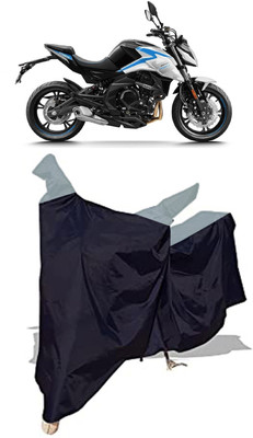 Amexride Two Wheeler Cover for CFMoto(400NK BS6, Multicolor)