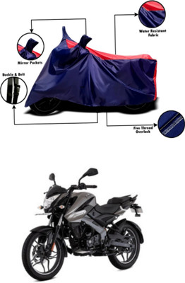 Mdstar Waterproof Two Wheeler Cover for Bajaj(Pulsar NS125 BS6, Red, Blue)