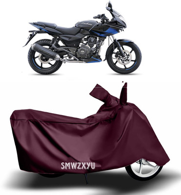 smwzxyu Waterproof Two Wheeler Cover for Bajaj(Pulsar 220F, Maroon)
