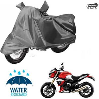 JSJINSIL Waterproof Two Wheeler Cover for Mahindra(MOJO XT 300, Grey)