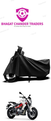 bhagat chander traders Waterproof Two Wheeler Cover for Benelli(TNT 300, Black)