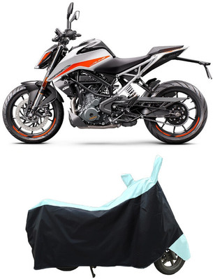 Coxtor Waterproof Two Wheeler Cover for KTM(Duke 390, White)