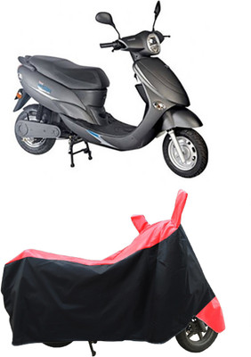 Coxtor Two Wheeler Cover for Avon(E Star, Red)