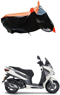 VESMEI Two Wheeler Cover for Aprilia(SXR 160 BS6, Orange)