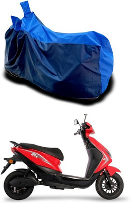 DeepShakshi AUTOMOTIVE Waterproof Two Wheeler Cover for Ampere(Reo Elite BS6, Blue)