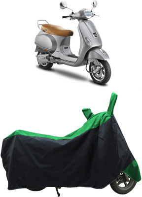 Coxtor Waterproof Two Wheeler Cover for Vespa(Vespa VXL 150, Green)
